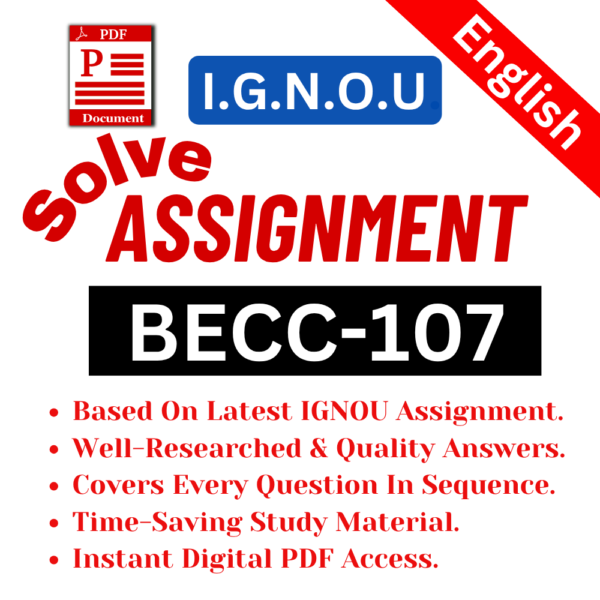 BECC-107 E 2025-2026